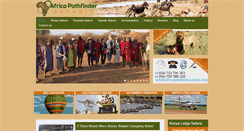 Desktop Screenshot of africapathfindersafaris.com